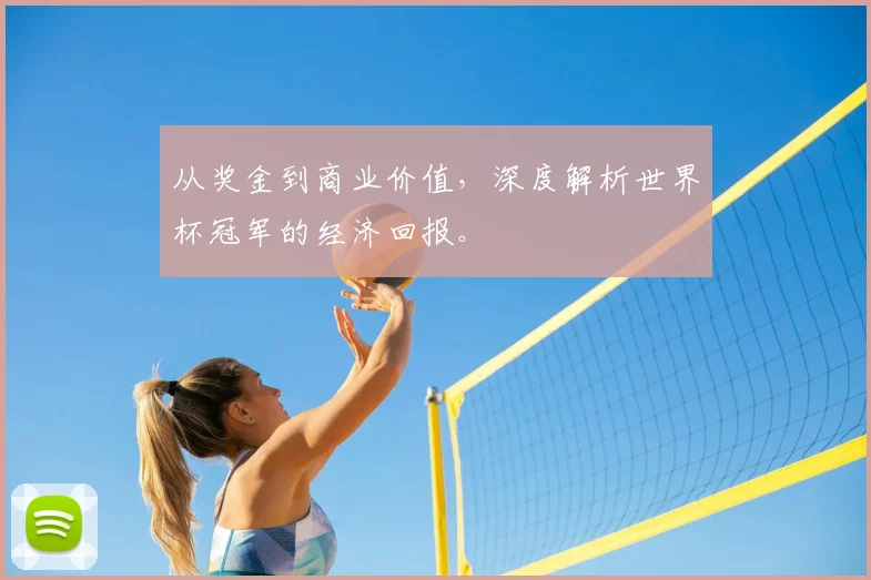 从奖金到商业价值，深度解析世界杯冠军的经济回报。