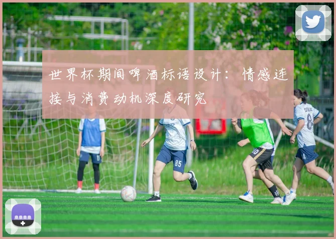 世界杯期间啤酒标语设计：情感连接与消费动机深度研究